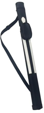 KiBcsLic Estuche para Tacos de Billar con Correa Ajustable para El Hombro Y Bolsa Antiarañazos