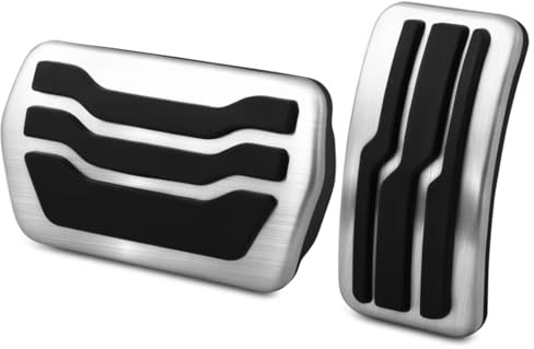 Fußstütze Pedal Für Ford Für Escape Für Kuga 2019-2022 Kupplung Gas Bremse Nicht-slip Kein Bohren Pedal Abdeckung Set Pads Auto Fuß Pedale Pedalen Aufsätze Auto(2 pcs)
