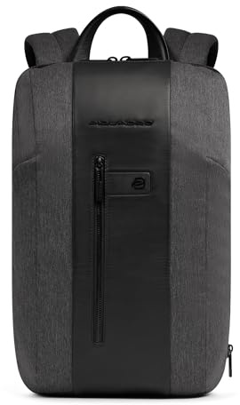 PIQUADRO Zaino uomo porta pc 15,6 in tessuto riciclato