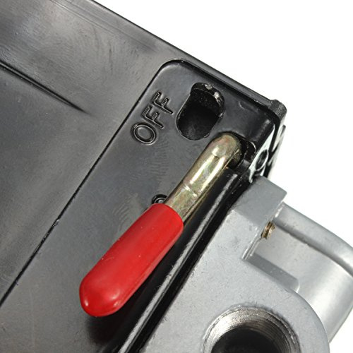 lefoo Heavy Duty Pressure Switch for Air Compressor 135-175 psi Four 4 Port 26 Amp by