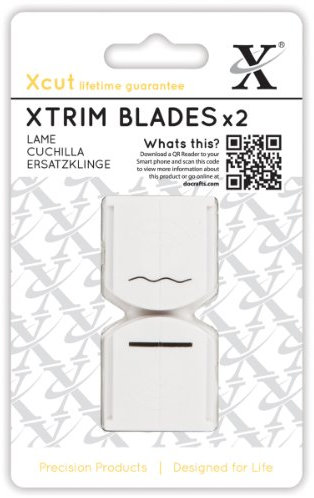 Xcut 13 Xtrim Blades 2 Pieces Score & Ripple For Rotary Paper Trimmer Cutter, Craft, Paper Trimmer For Paper Craft