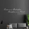 Essen ist ein Bedürfnis,... Wandtattoo in 6 Größen - Wandaufkleber Wall Sticker - Dekoration, Küche, Wohnzimmer, Schlafzimmer, Badezimmer