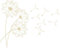 GRAZDesign Wandtattoo Pusteblume groß Wohnzimmer Schlafzimmer Aufkleber Wandaufkleber - 71x57cm / 082 beige