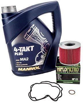 Öl + Ölfilter Ölwechselset passend für Kawasaki ZEPHYR 750 ZR750C / C 1991-1995