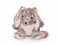 Teddys Rothenburg Hasenrucksack 35 cm grau Plüschrucksack