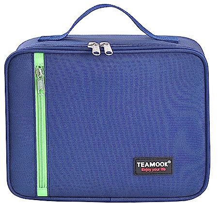 TEAMOOK Lunch Bag Insulated Lunch Box Cool Bag for Adults and Kids 5L Blue