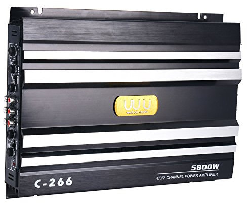 YaeCCC C-266 - Amplificador de 4 canales para coche (5800 W)