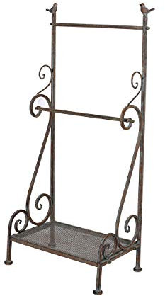 Badregal Handtuchhalter Handtuchstange Handtuchständer Grau Handtuchtrockner AJA185 Palazzo Exklusiv