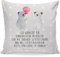 Mr. & Mrs. Panda Zierkissen Koala Luftballon - Geschenk, Koalabär, Kopfkissen, Sofakissen, Dekokissen, Party, Geburtstag, Kissenhülle 40x40, Kissen