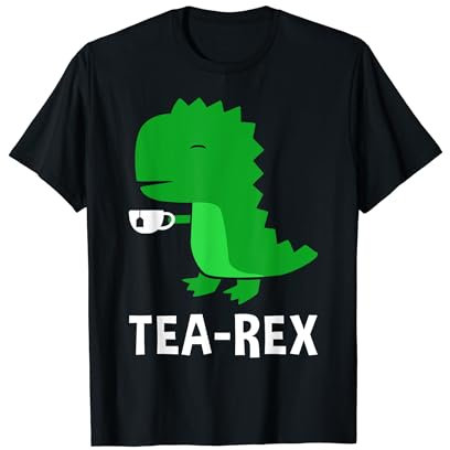 Tea Rex - Bebedor de té Amante del té Juego de palabras Camiseta