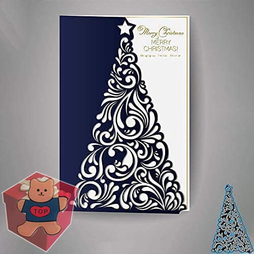 Christmas Tree Cutting Dies for Card Making,Christmas Tree Cutting Dies Cut Stencils for DIY Scrapbooking Photo Album Decorative Embossing Paper Dies for Card Making Templated+Cute Brooch Pin