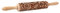 Embossed Reindeer & Snowflake Engraved Roller - Decorative Rolling Pin for Baking Cookies & Fondant - 35x5cm