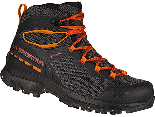 LA SPORTIVA M Tx Hike Mid GTX Orange-Schwarz - Gore-Tex Funktioneller vielseitiger Gore-Tex Herren Wanderschuh, Größe