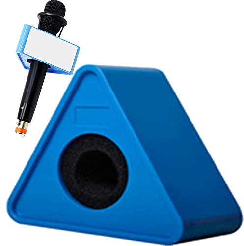 Qiqule Custom Triangle Karaoke Microphone (Blue)