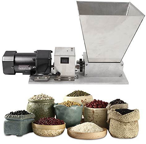 KinHall Malto, set di mulino per cereali in acciaio inox, mulino elettrico per la casa
