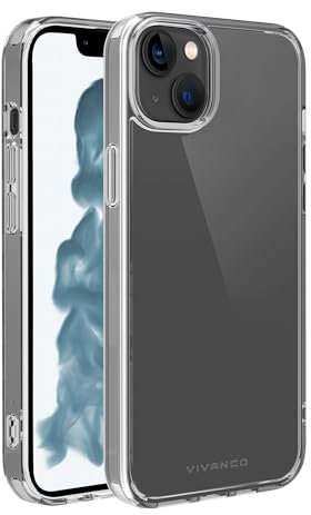 Vivanco Safe and Steady Backcover Apple iPhone 14 Transparent Induktives Laden SASCVVIPH14T