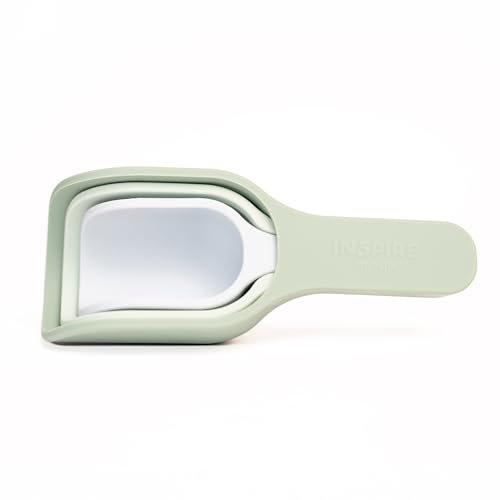 Inspire My Play - 3 Palas apilables de Silicona, PlayTray sensorial, Accesorios para Bandeja de Juego Tuff Tray, Actividad Infantil, Juguetes de Aprendizaje Montessori Pala - Verde