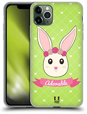Head Case Designs Adorable Conejita de Sofie Caso Funda de Gel Suave Compatible con Apple iPhone 11 Pro MAX