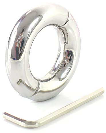 Penisring Metall Edelstahl Hodenringe Für Den Mann 5 Größe Hodengewicht Männer Cockring Penis Ringe Sex Spielzeug & Spiele Für Paare (5cm/1.97in)