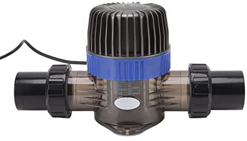 KAKAKE Système au Sel de Piscine, 100-240V 2 Vitesses Facile à Installer Fonction de Mémoire de Panne de Courant Générateur de Chlore au Sel Cellule Amovible pour Réservoir de Natation(CS 2)