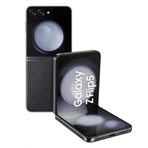 Samsung Galaxy Z Flip5, AI Android Smartphone, Unlocked Android Smartphone, 512GB Storage, Graphite, 3 Year Manufacturer Extended Warranty (UK Version)
