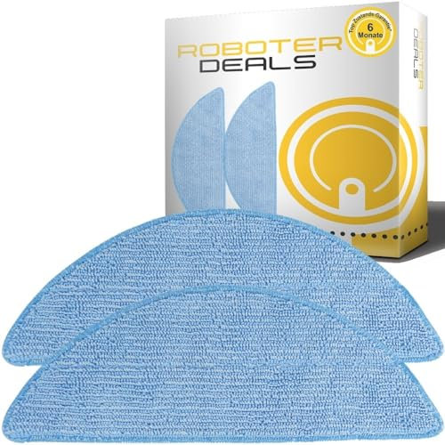 Roboter Deals - Mikrofaserpads, Wischtuch, Ersatz Mopp (2 Stück) für Tesvor S7 Pro AES Staubsaugroboter