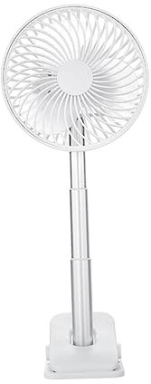 Amosfun Ventilateur Flexible Avec Clip Pour La Maison Et Le Bureau Mini Ventilateur Portable Blanc
