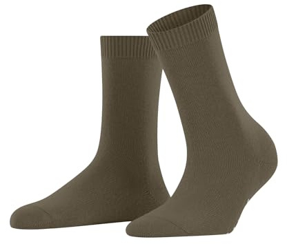 FALKE Damen Cosy Wool Boot Socken atmungsaktive klimaregulierende geruchshemmende nachhaltige Wolle Kaschmir verstärkt flache Naht für druckfreie Fußspitze Business Alltag 1 Paar