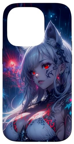 Anime Girl Hülle Süßes Kawaii Waifu japanisches Anime Hülle für iPhone 14 Pro