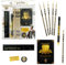 Harry Potter Briefpapier Set, Bestehend aus Bleistift, Lineal, Buntstiften, Radiergummi, Bleistiftspitzer, Notizbuch und Stift, Hogwarts Briefpapier Set für Kinder und Jugendliche
