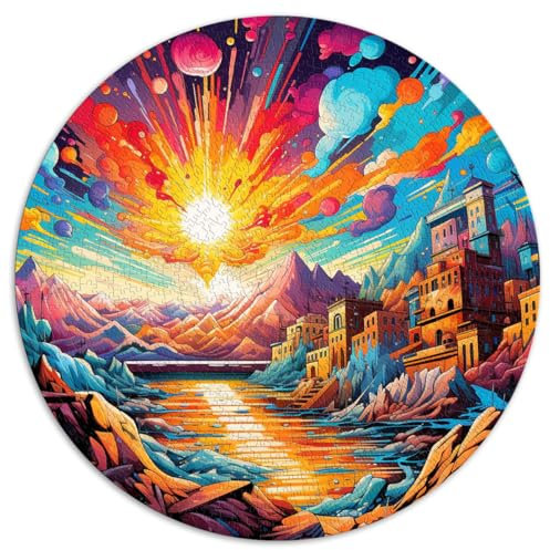 Puzzle Mallorca farbenfrohes Puzzle für Erwachsene 1000 Teile 67,5x67,5cm Familienpuzzle ganze Familie