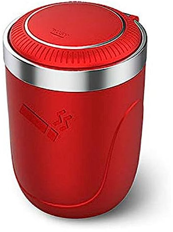 Auto Aschenbecher für Audi A1 A3 A4 A5 A6 A7 A8 e-tron GT, Tragbarer mit Deckel Rauchfrei Aschenbecher Mini Mülleimer Auto Innenraum Zubehör,F
