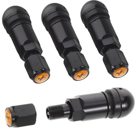 JECOMPRIS 4 Pièces Insert de Pneu de Voiture Tige de Valve de Pneu de Tracteur tiges de Valve de Roue Valve Pneu sans à air Valve Pneu Tondeuse tiges de Valve de Tracteur Alliage