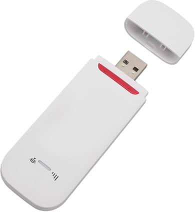 Enrutador Portátil USB 4G LTE, Enrutador Módem Dongle, Velocidad de Transmisión de 500Mbps, Comparte Internet con hasta 10 Usuarios Simultáneamente