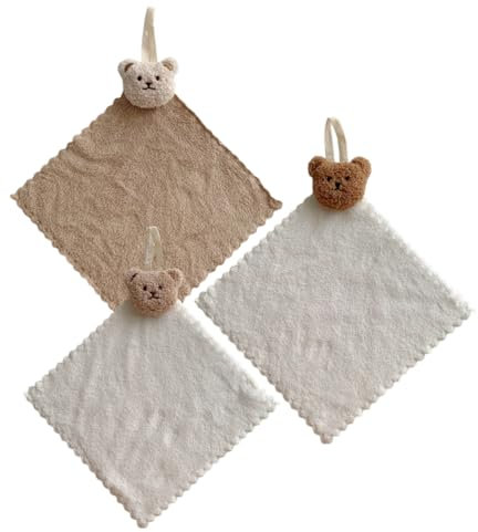 SGERUFZ 3 Stück Microfaser Abschminktücher Waschbar für Schonende Gesichtsreinigung, Quadrat Mikrofaser Waschlappen, Gesichtstücher, Mini Handtücher, Makeup Entferner Tuch (25x25cm)