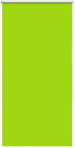 vidaXL blackout roller blind - leaves green, 75x175 cm, polyester fabric with child-safe chain, easy mounting, ideal for home, office, cafe