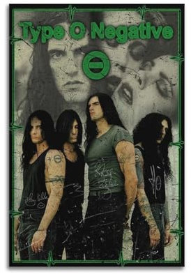 AKRHARWB Typ-O Negativ-Poster, Wandkunst, Cover, Zimmer, Vintage, elegantes Poster, dekoratives Gemälde für Wohnzimmer, Schlafzimmer, ästhetisches Poster, 30 x 45 cm, ungerahmter Stil