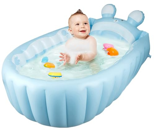Aufblasbare Kleinkindbadewanne, aufblasbare Badewanne | Faltbare Spa -Wanne | Schnelltrockner Luftschwimmbad, Travel Duschbecken für Freunde Mädchen Mädchen