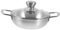 Toddmomy 1Set Wok Inossidabile con Doppio Pentola Resistente Calore per Induzione e Utensile e Facile
