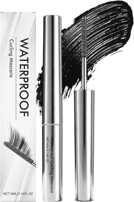 IronEye Mascara, Waterproof Iron Eye Mascara, Curling Eyelash Iron mascara für ältere frauen, Wasserdicht & langanhaltend, Schnell trocknende Formel, voluminöser und verlängernder Effekt (1pc)