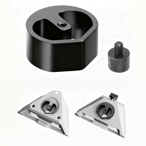 2025 New Version Tripod Adapter for Starlink Mini Pipe Adapter, Universal Fit for 1/4-20 & 3/8-16 Tripod and RV Ladder Clamp Mount