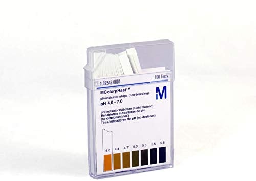 MColorpHast PH Indicator 4.0 7.0 Universal Mcolorphasttm 100 Teststreifen