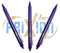 Pilot FriXion Clicker 0.7mm Tip Erasable Ink Gel Pen Tattoo Design Violet Ink - Set of 3 - Supplied Loose