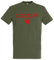 Urban Backwoods Red CCCP Star Herren T-Shirt Braun Größe M