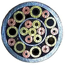 Knife Mosaic Pins Knife Handle Custom Knives Hunting Knives Pins,9.5cm (8mm)