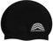 Aquarapid CUFFIA SILIC. NERA Cuffia da nuoto, Adulti Unisex, Nero Nero/Taglia Unica