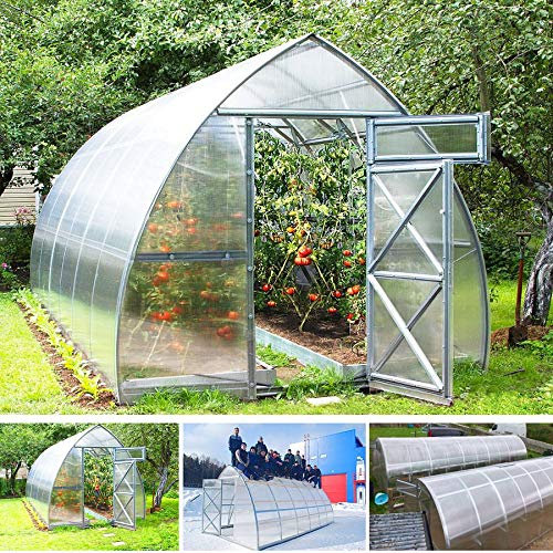 gazebiprofessionali.com Serra Tunnel 3x2m Policarbonato 6mm Premium di serrashop, Serre modulabili per orto Giardino Piante vivai