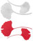 Stanzenshop Stanzschablone Zwei Ginkoblätter, Stanzschablone Blätter, Stanze Pflanzen, Stanzformen, Schablonen, Scrapbooking, Kartenherstellung, DIY, Prägeschablonen
