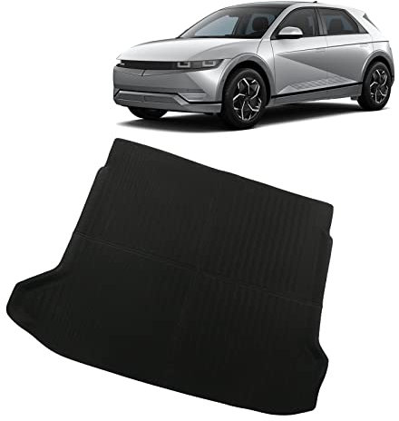 LFOTPP Hyunda*i Ioniq 5 Kofferraummatte Gummi Original, 3D Scan Ioniq 5 Kofferraumwanne Ioniq 5 Matten Antirutschmatten TPE, Ioniq 5 zubehör