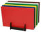 Acense Professional Large Chopping Boards for Commercial Kitchen- 45 x 30 x 10mm - Colour Coded (Assorted with Rack)